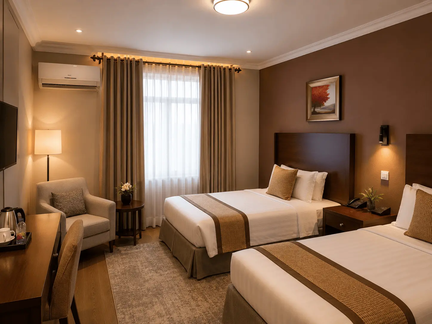 Twin Room at Silver Palm Hotel in Arusha
